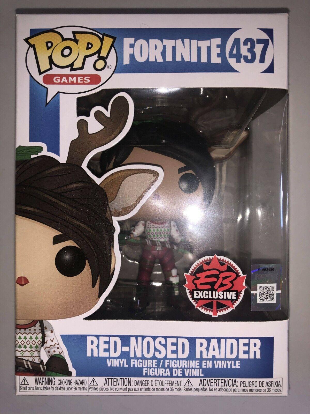 Pop! Games - Fortnite - Red - Nosed Raider - #437 - EB Games EXCLUSIVE Funko 889698351492