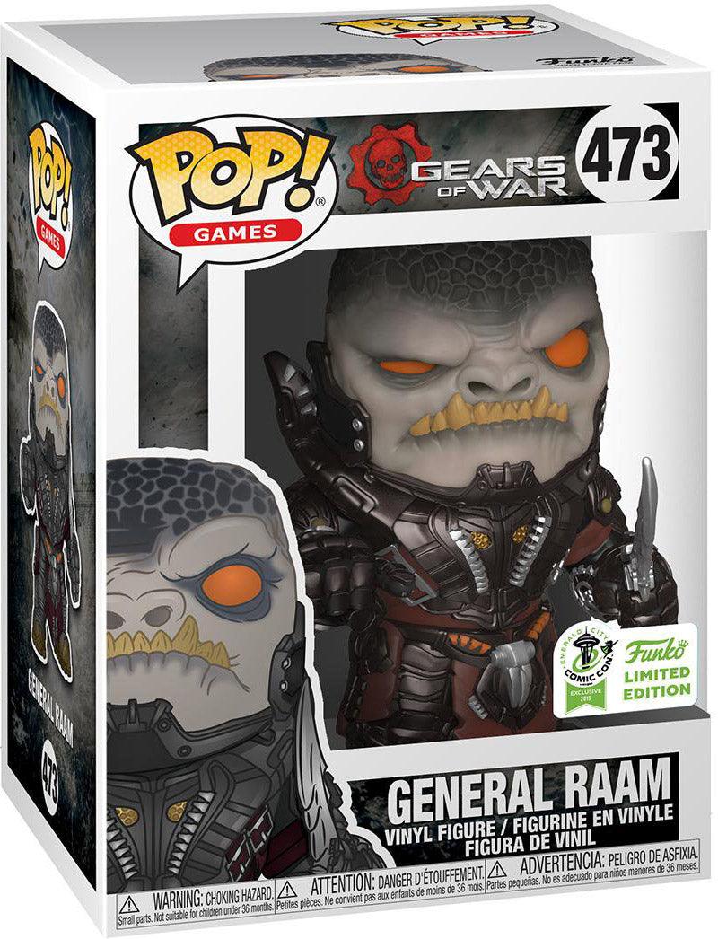 Pop! Games - Gears Of War - General Raam - #473 - LIMITED Edition EXCLUSIVE 2019 Seattle City ComicCon Funko 889698369800