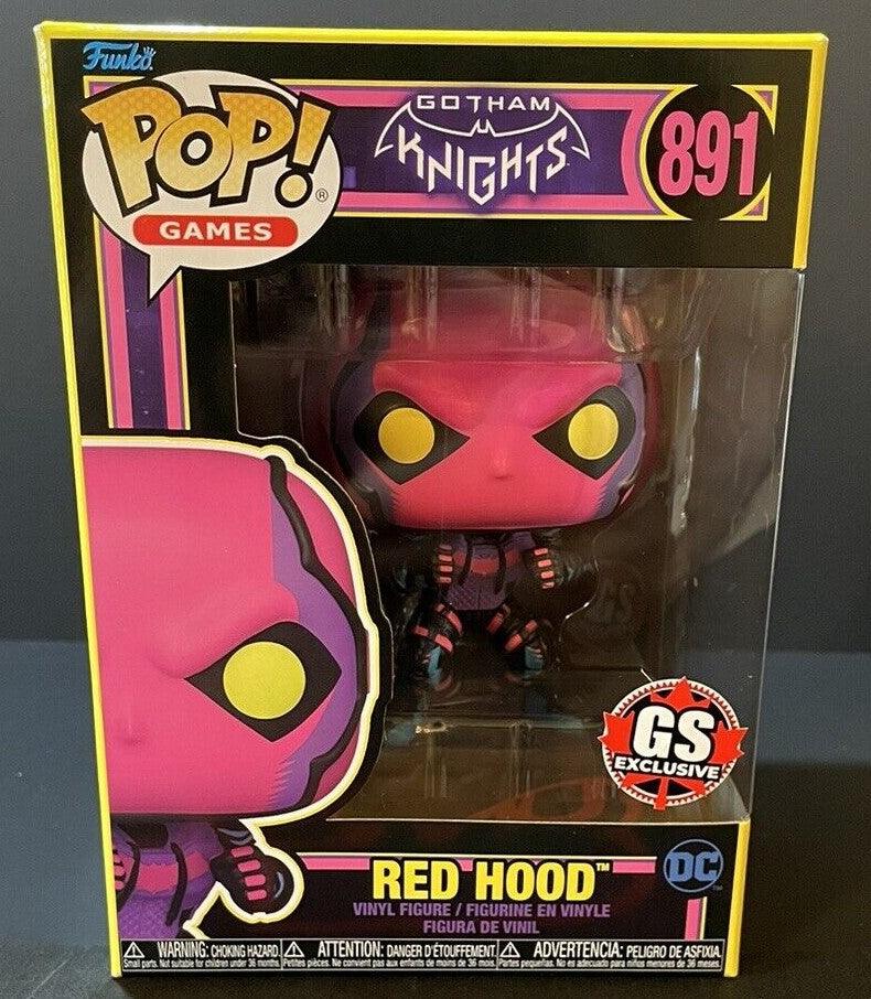 Pop! Games - Gotham Knights - Red Hood - #891 - Black Light Glow & GameStop EXCLUSIVE - Hobby Champion Inc