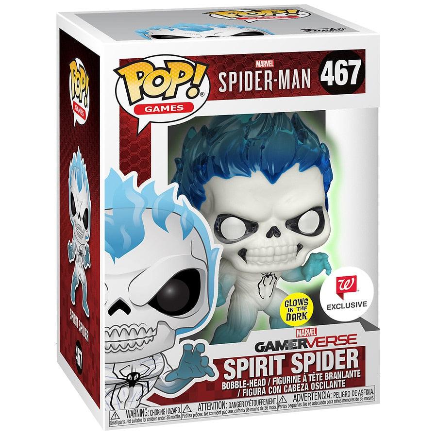 Pop! Games - Marvel - Spirit Spider - #467 - Glows In The Dark & Walgreens EXCLUSIVE Funko 889698384186