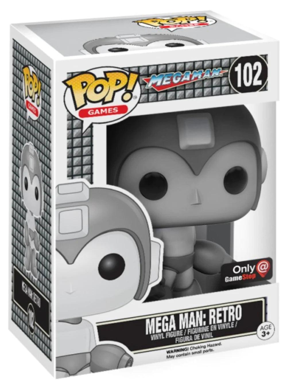 Pop! Games - Mega Man - Mega Man: Retro - #102 - Game Stop EXCLUSIVE Funko 889698119061