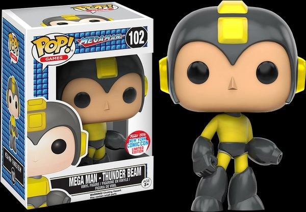 Pop! Games - Mega Man - Mega Man Thunder Beam - #102 - LIMITED Edition EXCLUSIVE 2016 New York ComicCon Funko 889698114707