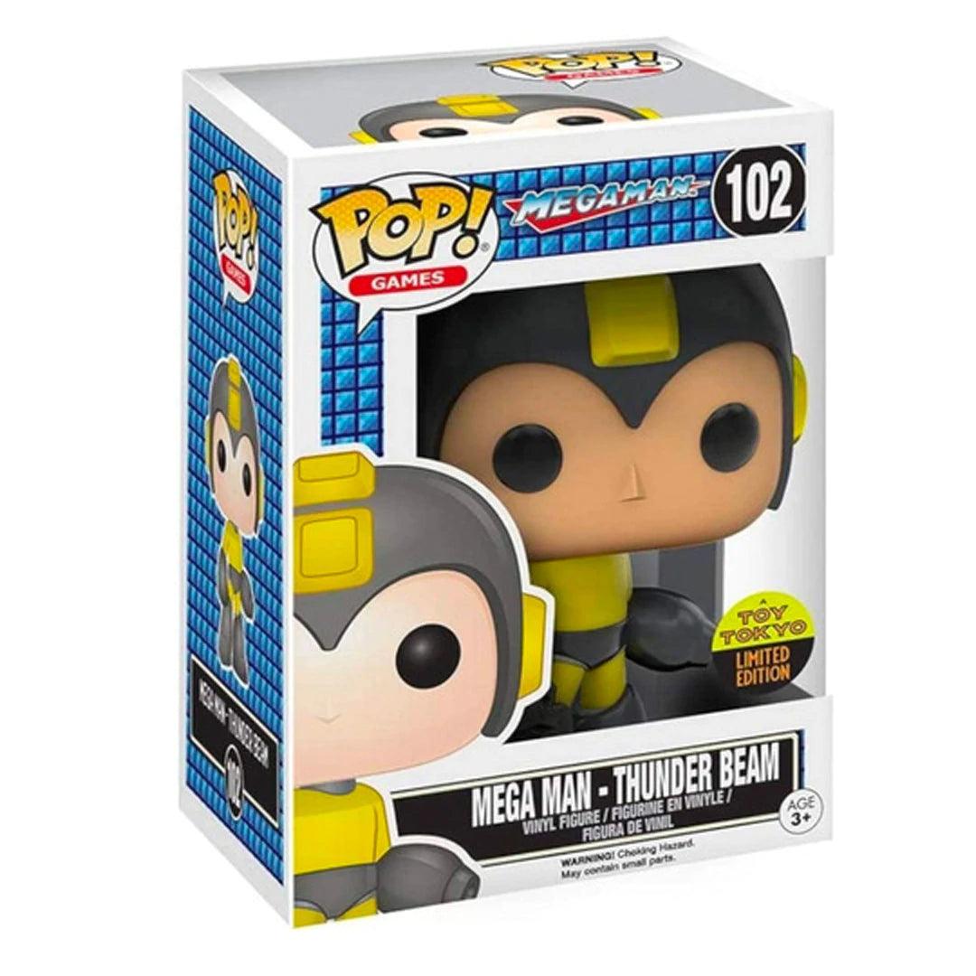 Pop! Games - Mega Man - Mega Man Thunder Beam - #102 - Toy Tokyo EXCLUSIVE Funko 889698114707