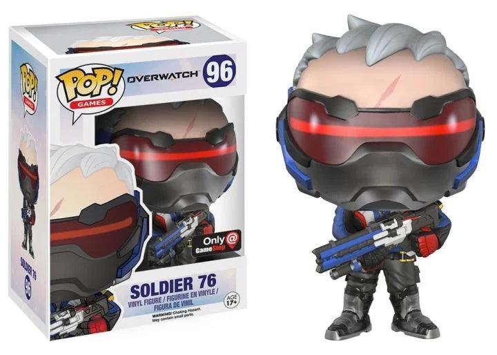 Pop! Games - Overwatch - Soldier: 76 - #96 - GameStop EXCLUSIVE Funko 849803093037