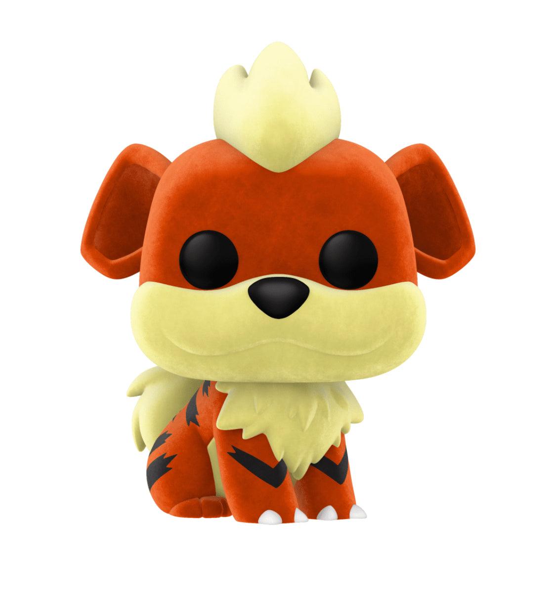 Pop! Games - Pokemon - Growlithe - #597 - FLOCKED & LIMITED Edition EXCLUSIVE 2020 New York ComicCon Funko 889698506854