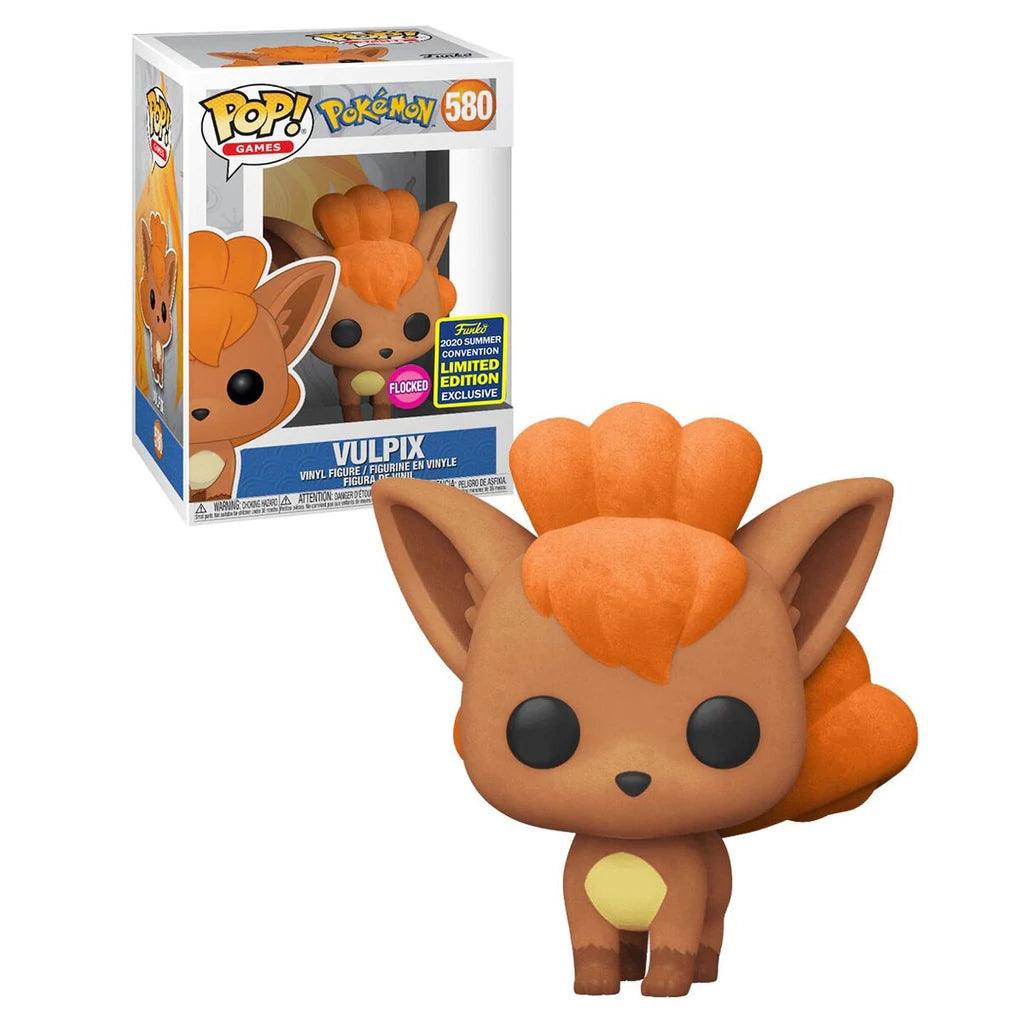 Pop! Games - Pokemon - Vulpix - #580 - FLOCKED 2020 San Diego Summer Convention EXCLUSIVE Funko 889698478731