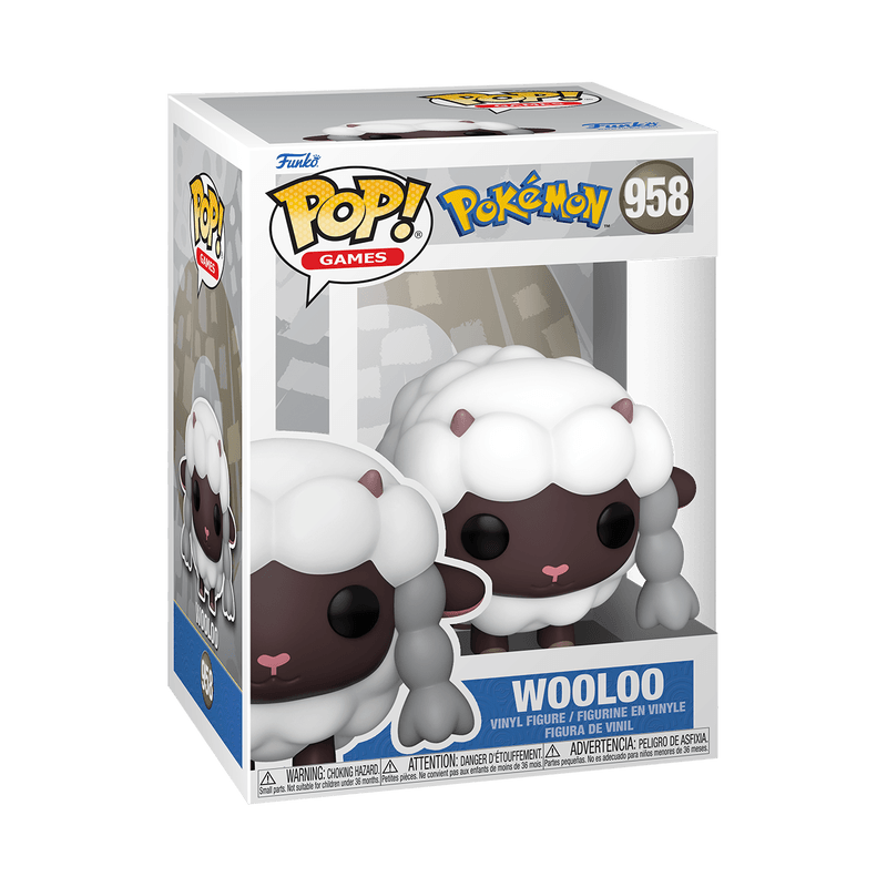 Pop! Games - Pokemon - Wooloo - #958 - Hobby Champion Inc