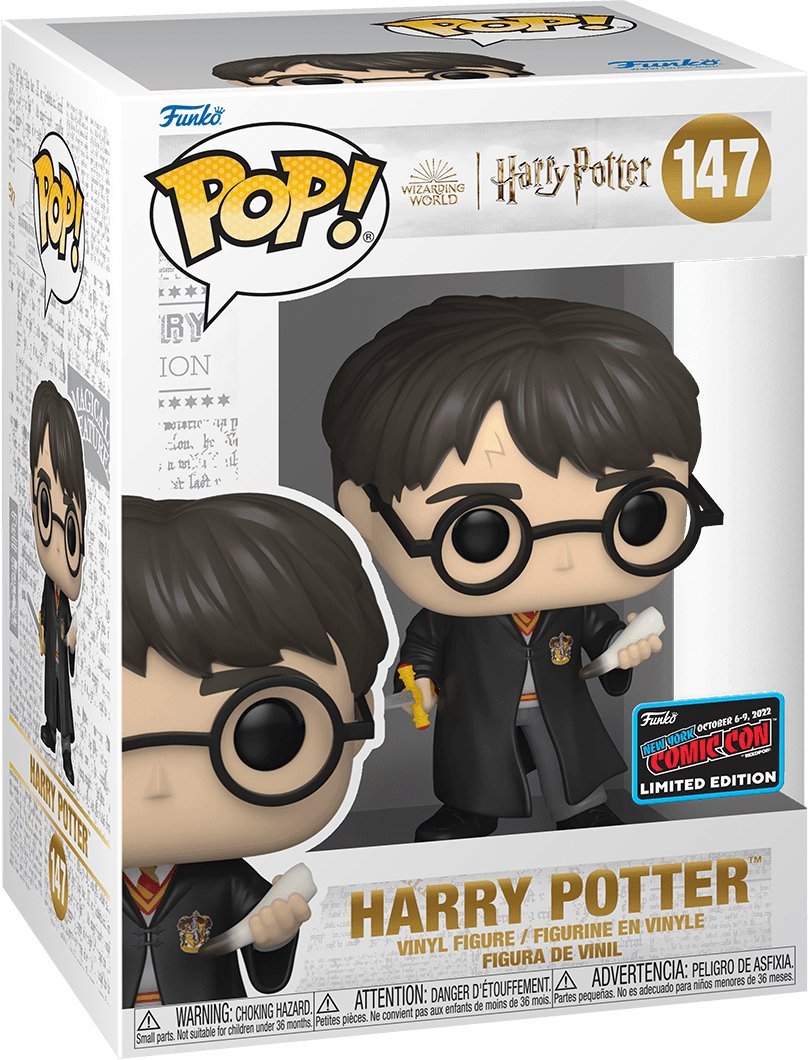 Pop! Harry Potter - Harry Potter - #147 - LIMITED Edition EXCLUSIVE 2022 New York ComicCon Funko 889698670517