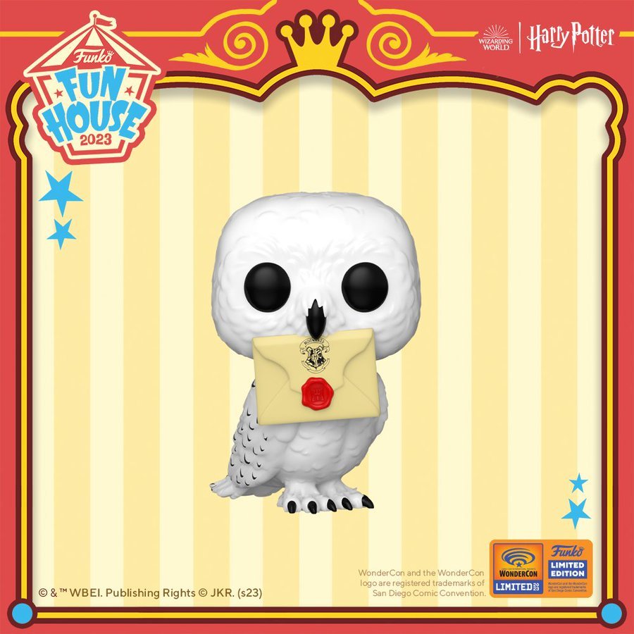 Pop! Harry Potter - Hedwig with Letter - #160 - 2023 Anaheim WonderCon LIMITED Edition Funko 889698702782