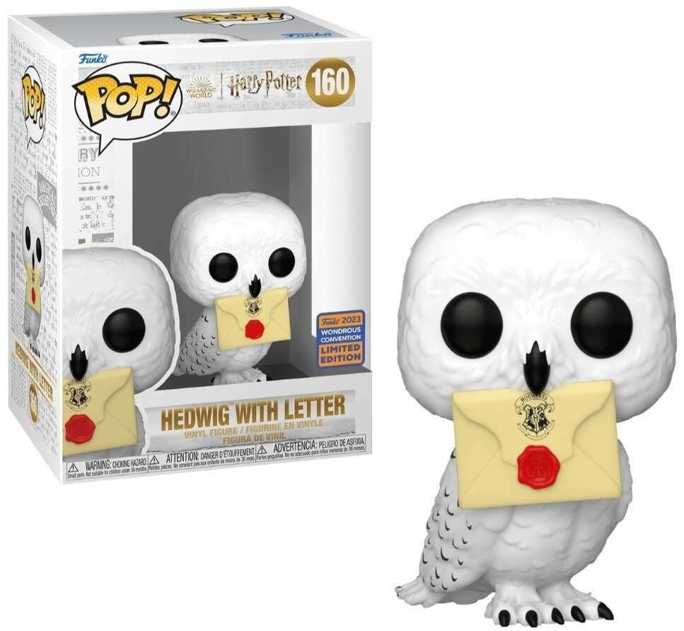 Pop! Harry Potter - Hedwig With Letter - #160 - 2023 Wonderous Convention LIMITED Edition Funko 889698702782