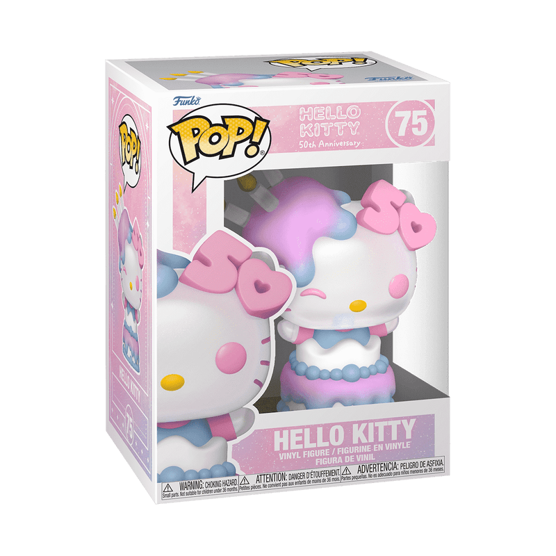 Pop! Hello Kitty - Hello Kitty 50th Anniversary - Hello Kitty - #75 - Hobby Champion Inc