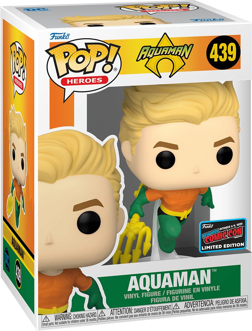 Pop! Heroes - DC - Aquaman - #439 - LIMITED Edition EXCLUSIVE Funko 889698652155