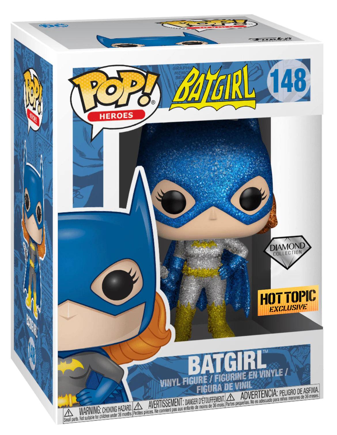 Pop! Heroes - DC - Batgirl - #148 - DIAMOND Collection & Hot Topic EXCLUSIVE Funko 889698300988