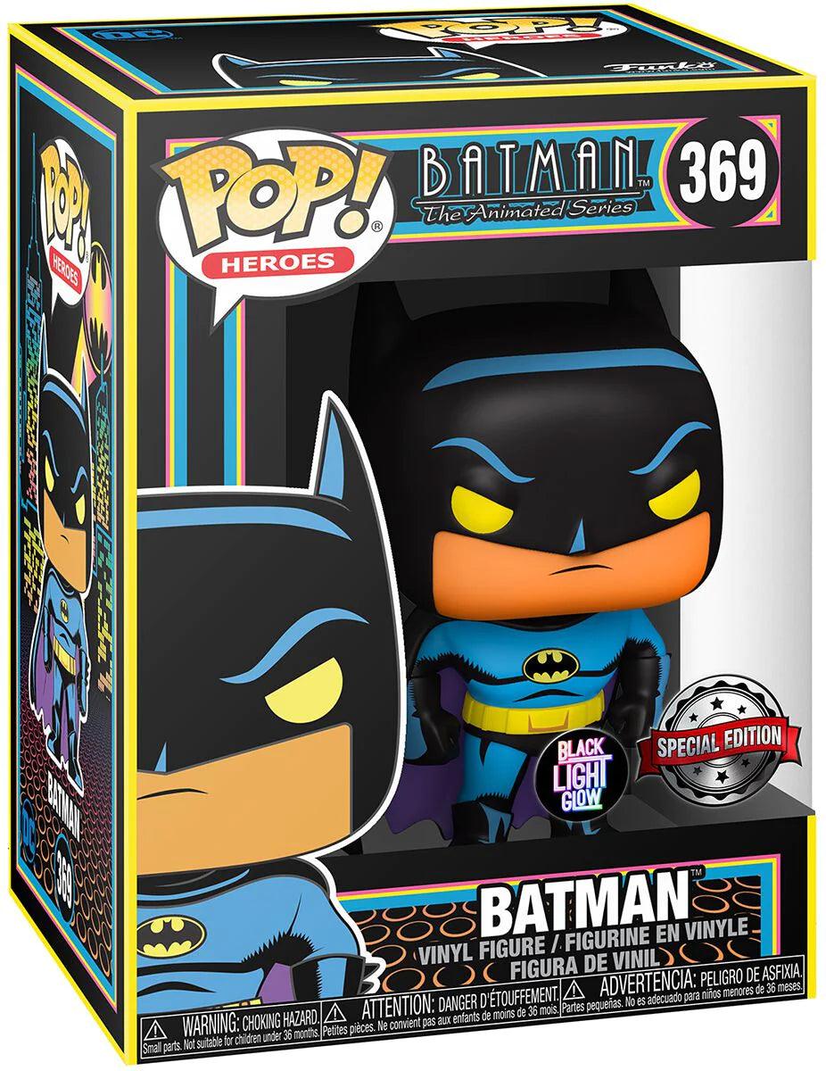 Pop! Heroes - DC - Batman Animated Series - Batman - #369 - Blacklight Glow & SPECIAL Edition Funko 889698517256