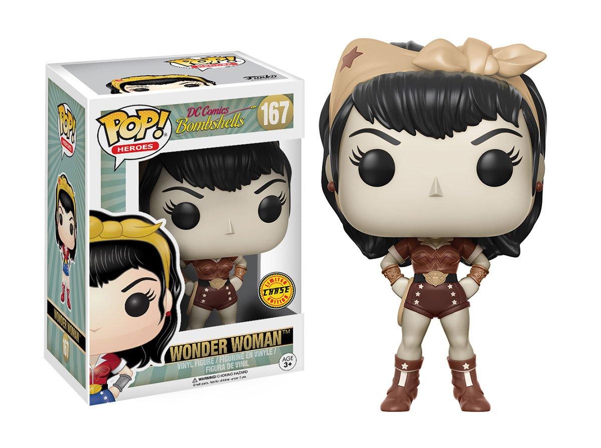 Pop! Heroes - DC Comics Bombshells - Wonder Woman - #167 - LIMITED CHASE Edition Funko 889698128537