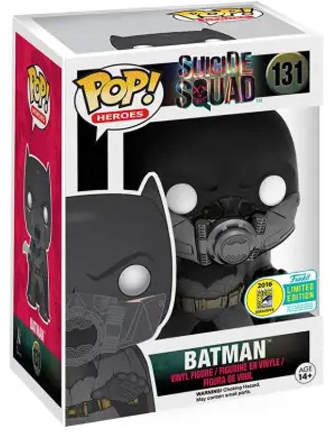 Pop! Heroes - DC - Suicide Squad - Batman - #131 - LIMITED Edition EXCLUSIVE 2016 San Diego ComicCon Funko 849803096397