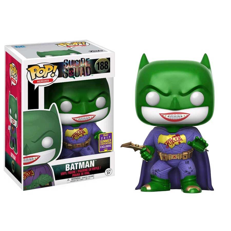 Pop! Heroes - DC - Suicide Squad - Batman - #188 - 2017 San Diego Summer Convention EXCLUSIVE Funko 889698144872