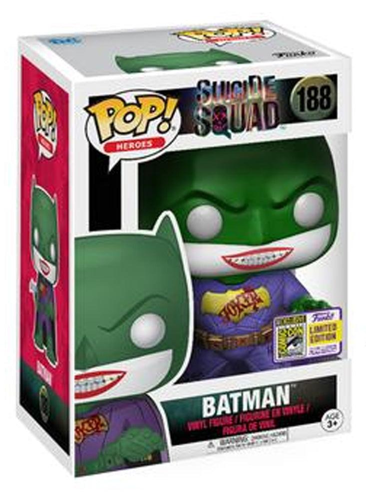 Pop! Heroes - DC - Suicide Squad - Batman - #188 - LIMITED Edition EXCLUSIVE 2017 San Diego ComicCon Funko 889698144872