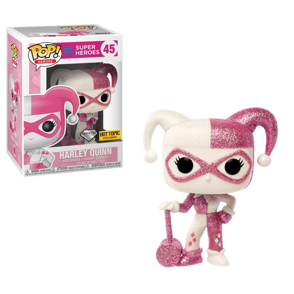 Pop! Heroes - DC Super Heroes - Harley Quinn - #45 - DIAMOND Collation & Hot Topic EXCLUSIVE - Hobby Champion Inc