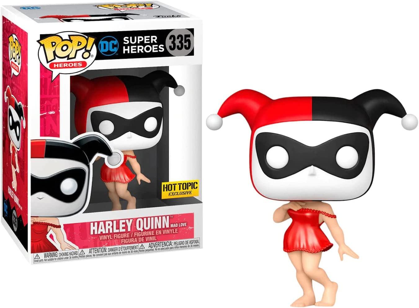 Pop! Heroes - DC Super Heroes - Harley Quinn Mad Love - #335 - Hot Topic EXCLUSIVE Funko 889698476003