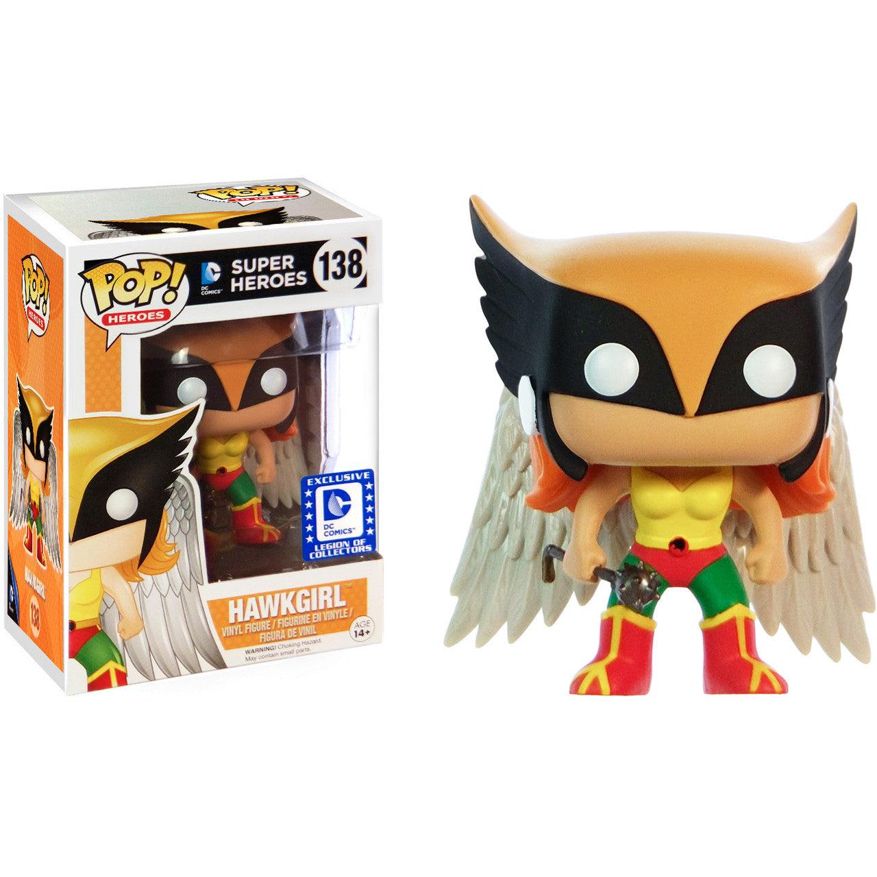 Pop! Heroes - DC Super Heroes - Hawkgirl - #138 - Legion Of Collectors EXCLUSIVE Funko 889698163361