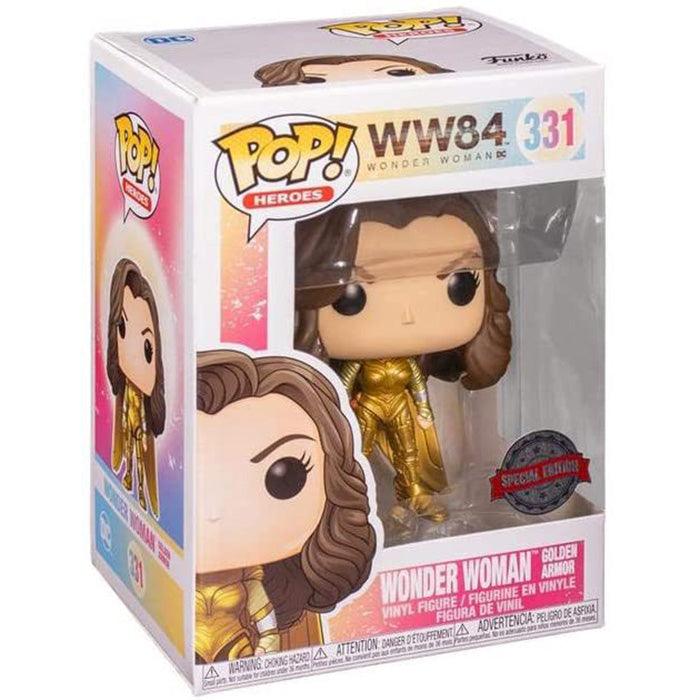 Pop! Heroes - DC - WW84 - Wonder Woman Golden Armor - #331 - SPECIAL Edition Funko 889698466622