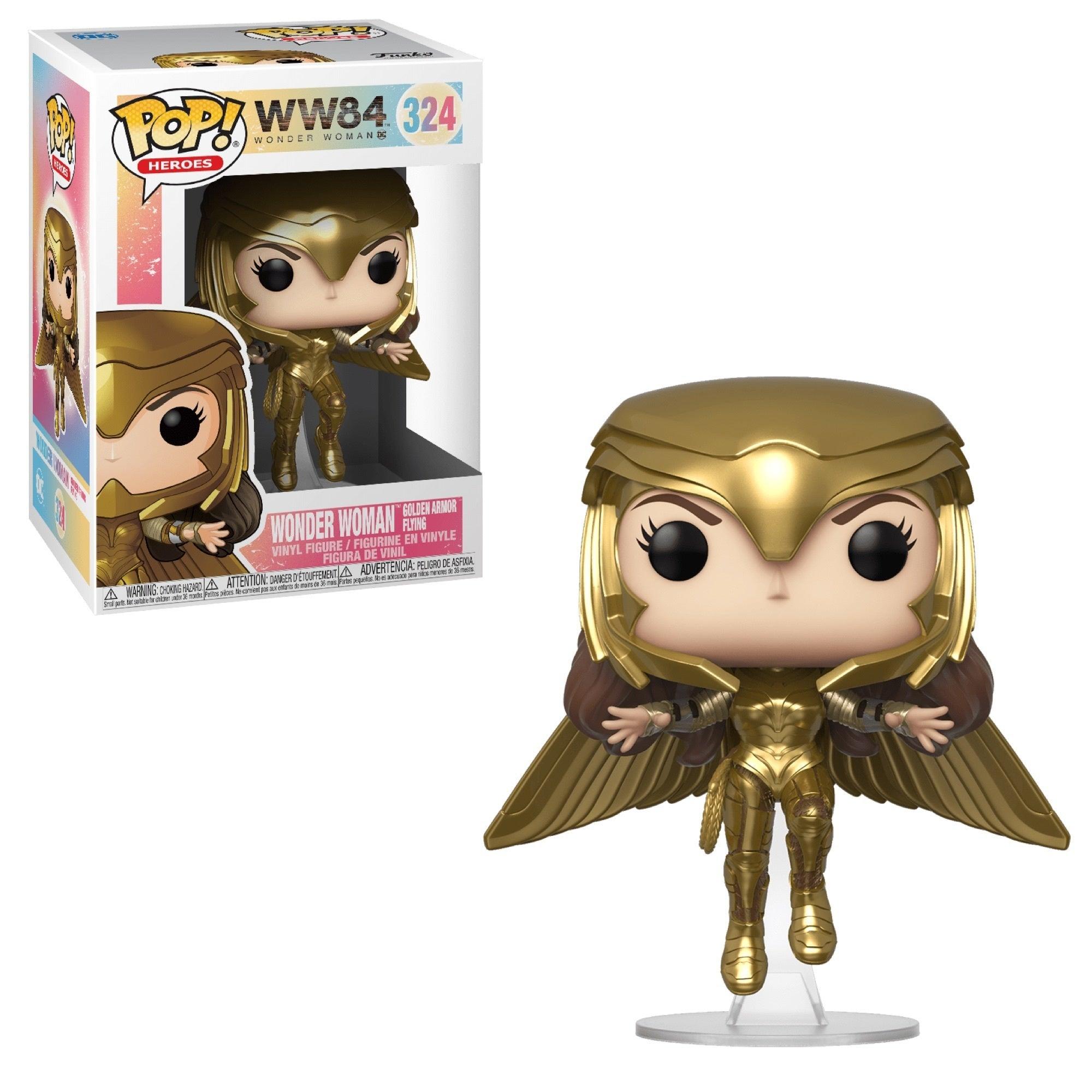 Pop! Heroes - DC - WW84 - Wonder Woman Golden Armor Flying - #324 Funko 889698466608