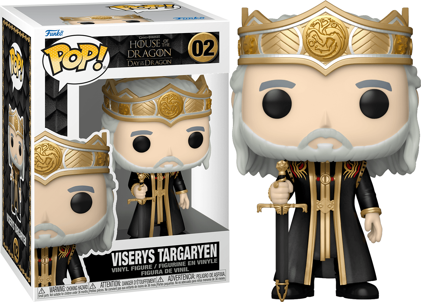 Pop! House of the Dragon - Viserys Targaryen - #02 Funko 889698656085