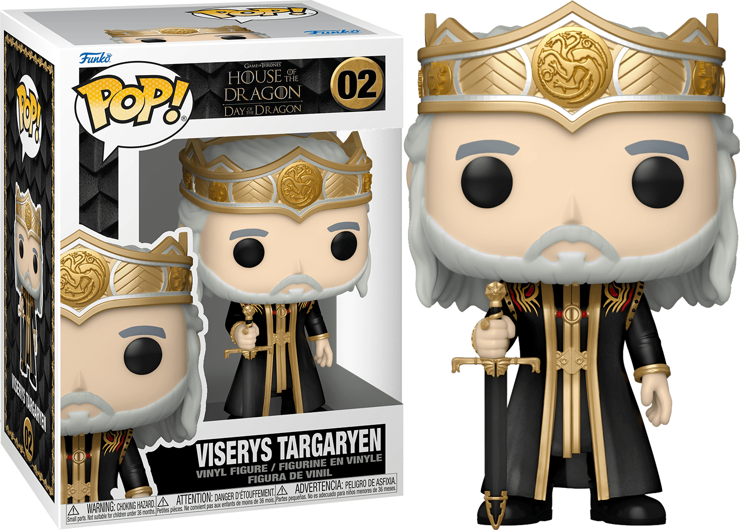Pop! House Of The Dragon - Viserys Targaryen - #02 - Hobby Champion Inc
