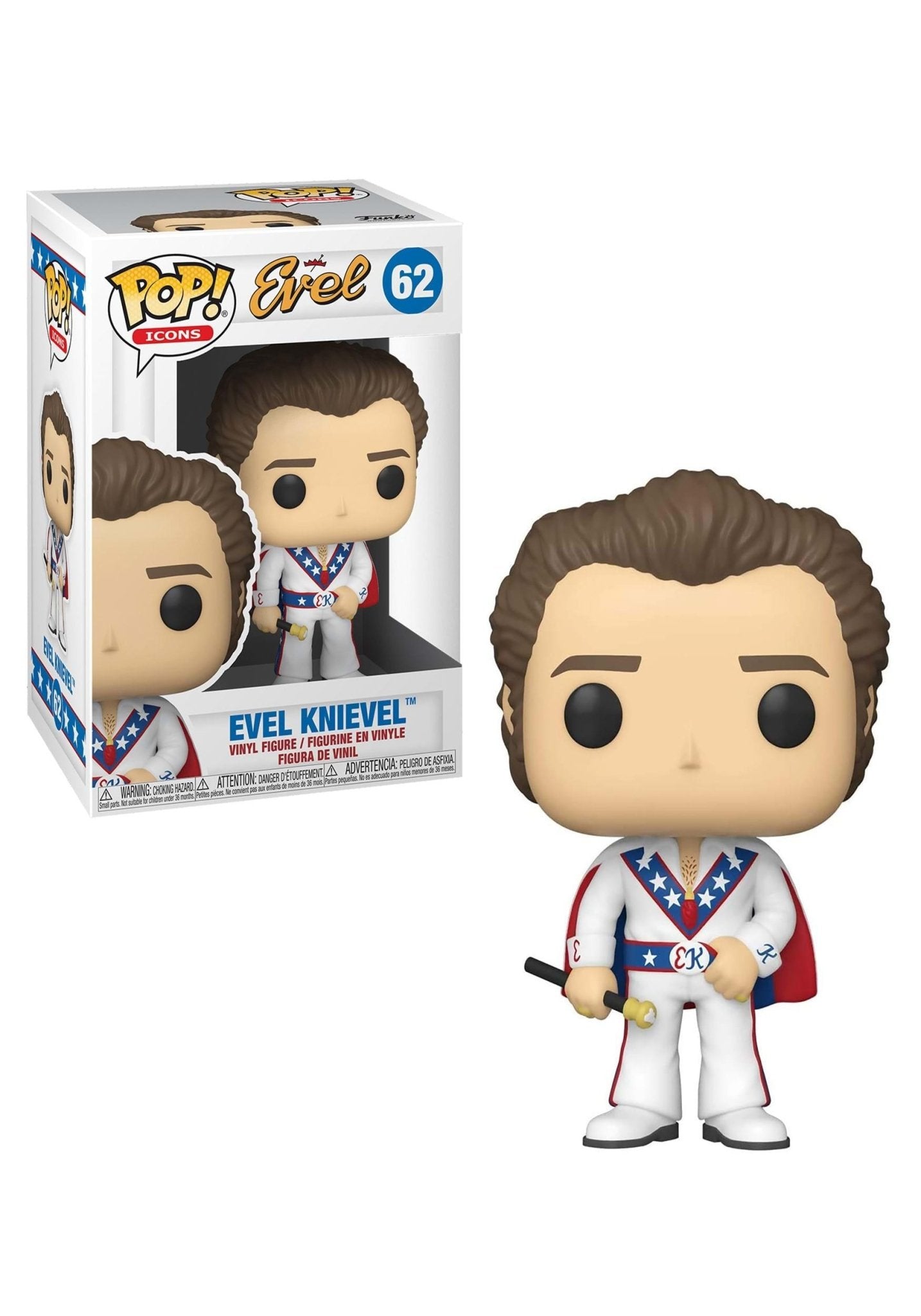 Pop! Icons - Evel - Evel Knievel - #62 Funko 889698498371