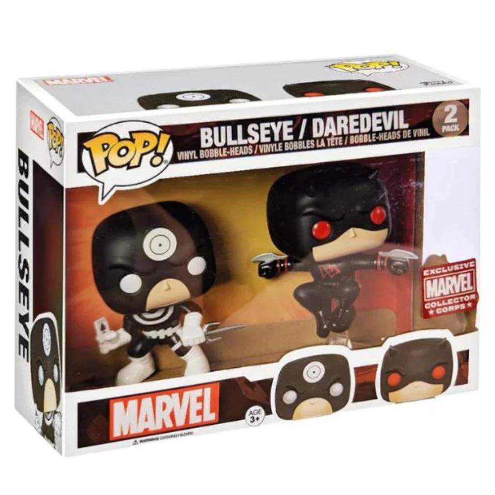 Pop! Marvel - Bullseye / Daredevil - Marvel Collection Corps EXCLUSIVE (2 - Pack) Funko 889698124706