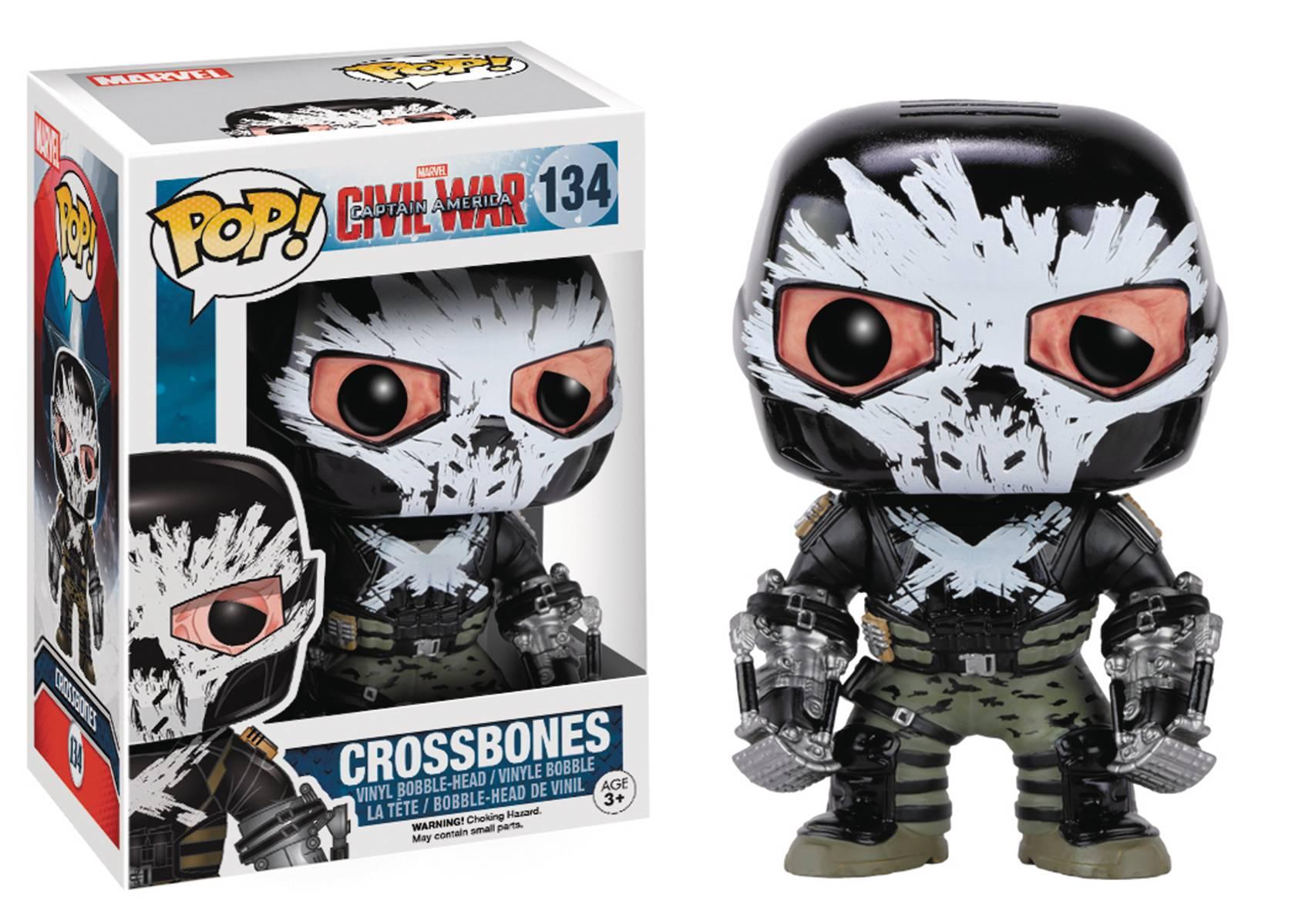 Pop! Marvel - Captain America: Civil War - Crossbones - #134 Funko 849803075033