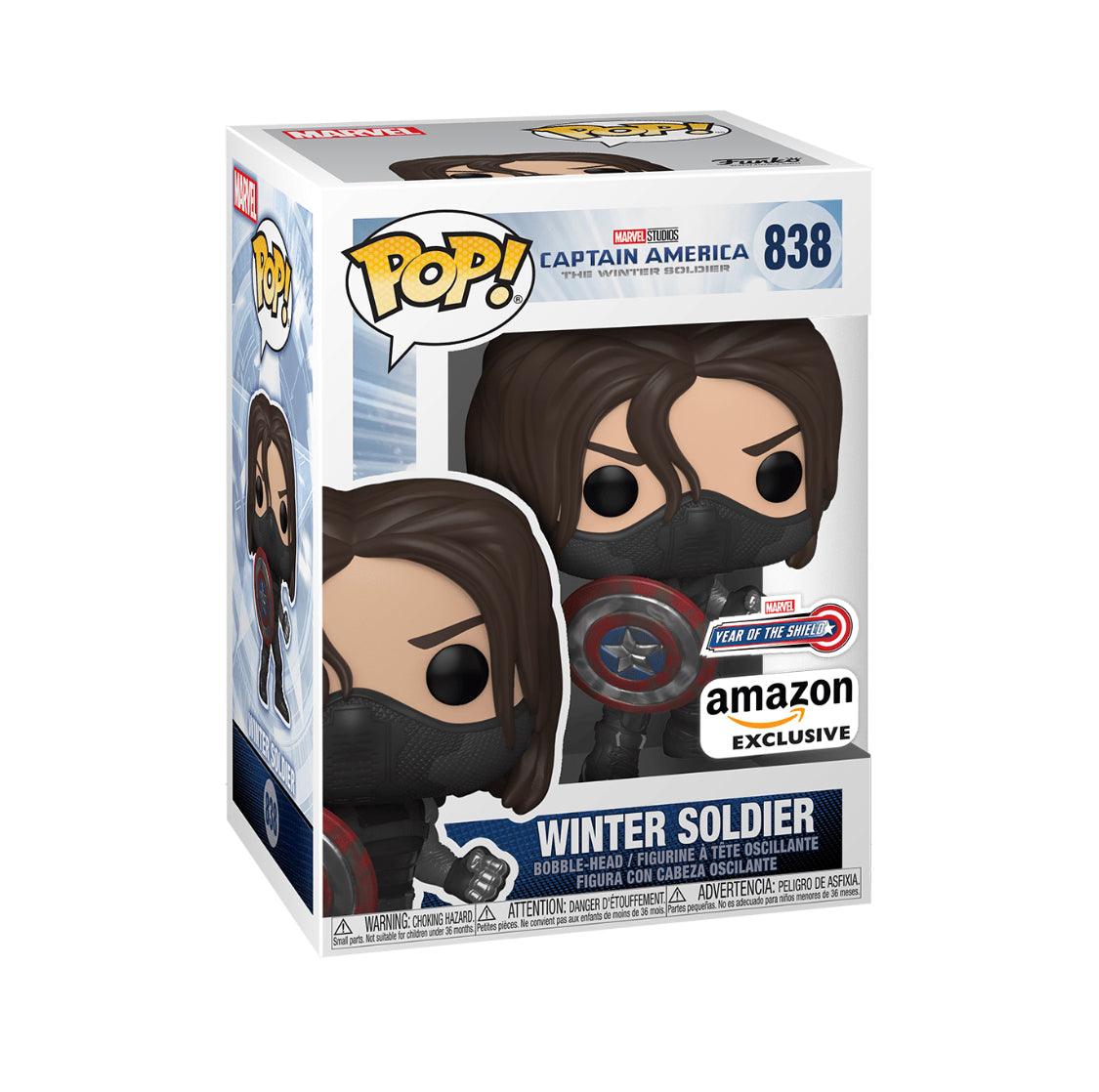 Pop! Marvel - Captain America - Winter Soldier - #838 - Amazon EXCLUSIVE Funko 889698554794