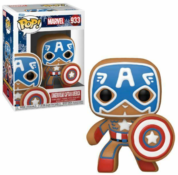 Pop! Marvel - Christmas - Gingerbread Captain America - #933 Funko 889698506571