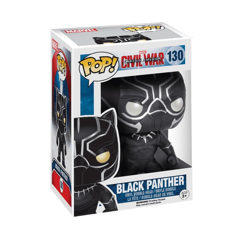 Pop! Marvel - Civil War Captain America - Black Panther - #130 Funko 889698715065