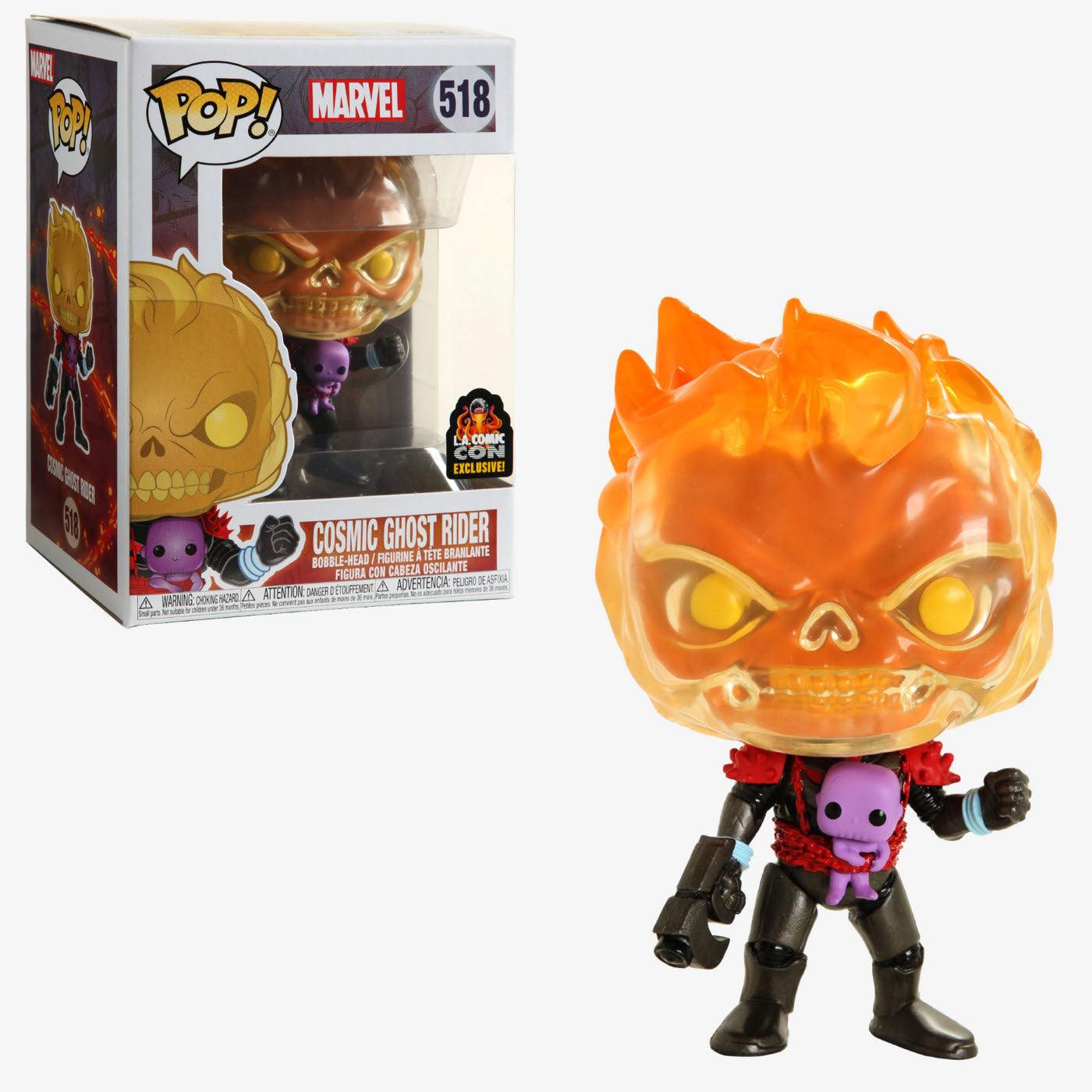 Pop! Marvel - Cosmic Ghost Rider - #518 - LIMITED Edition EXCLUSIVE 2019 Los Angeles ComicCon Funko 889698430036