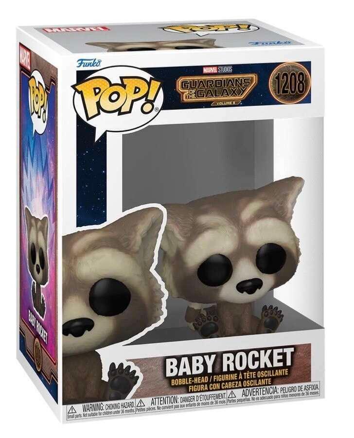 Pop! Marvel - Guardians Of The Galaxy - Baby Rocket - #1208 - Hobby Champion Inc