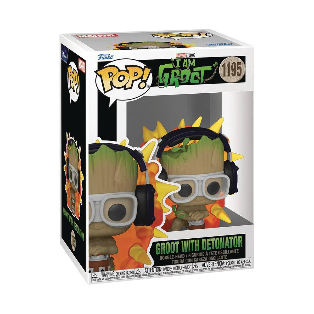 Pop! Marvel - I Am Groot - Groot With Detonator - #1195 Funko 889698706537