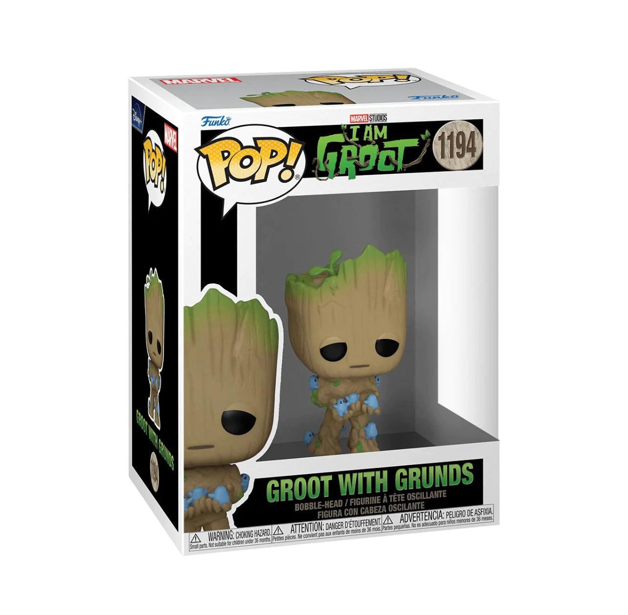 Pop! Marvel - I Am Groot - Groot With Grunds - #1194 Funko 889698706520