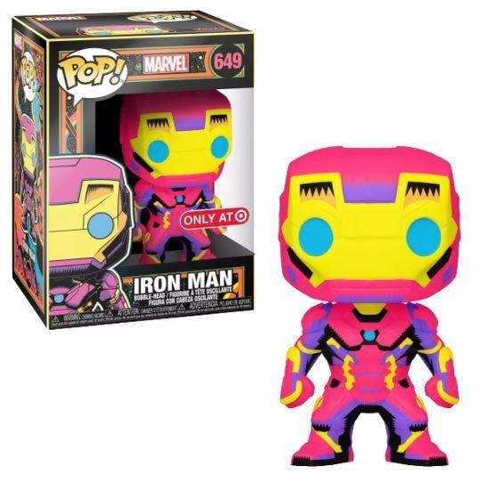 Pop! Marvel - Iron Man - #649 - Blacklight Glow & Target EXCLUSIVE Funko 889698488464