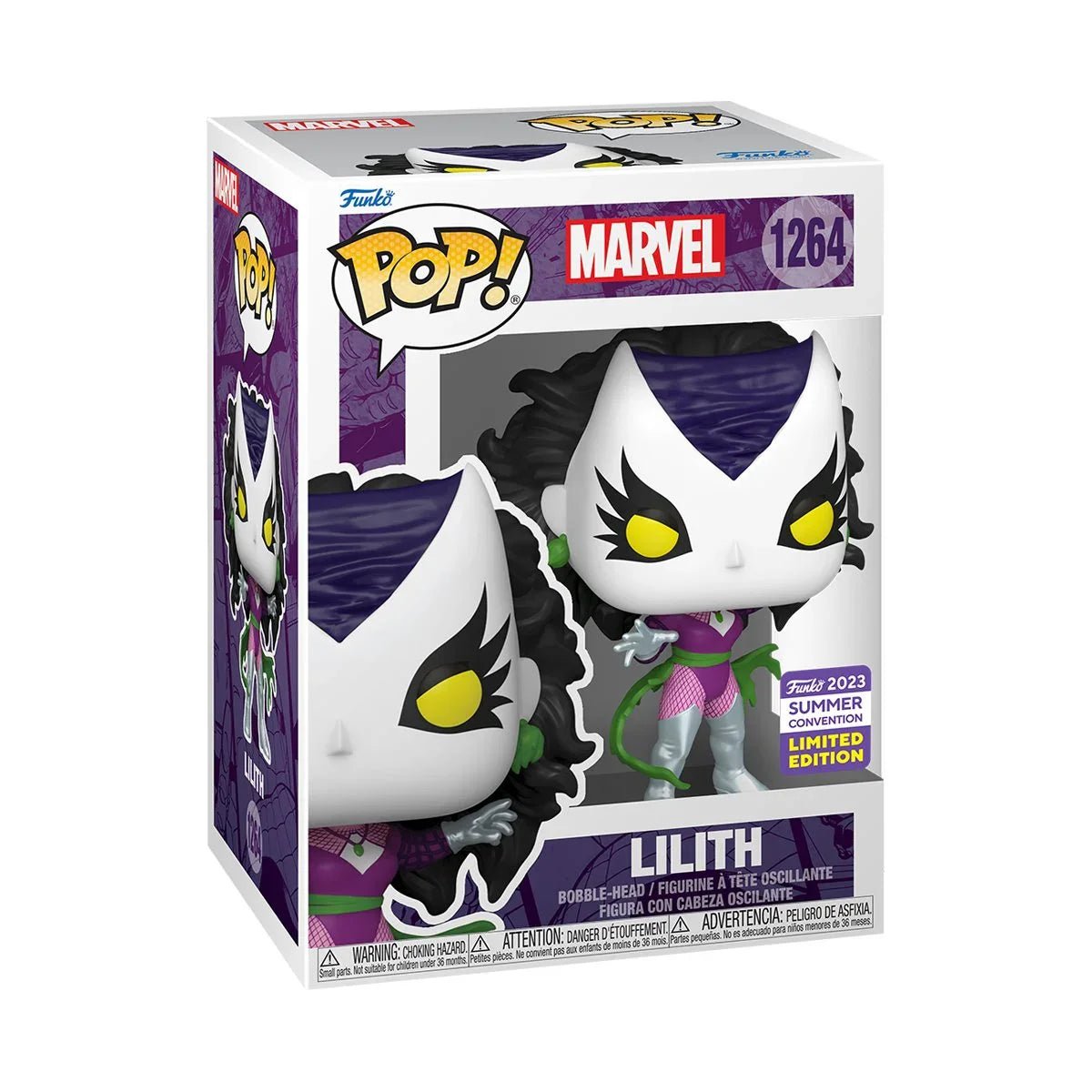 Pop! Marvel - Lilith - #1264 - 2023 Summer Convention EXCLUSIVE Funko 889698717526