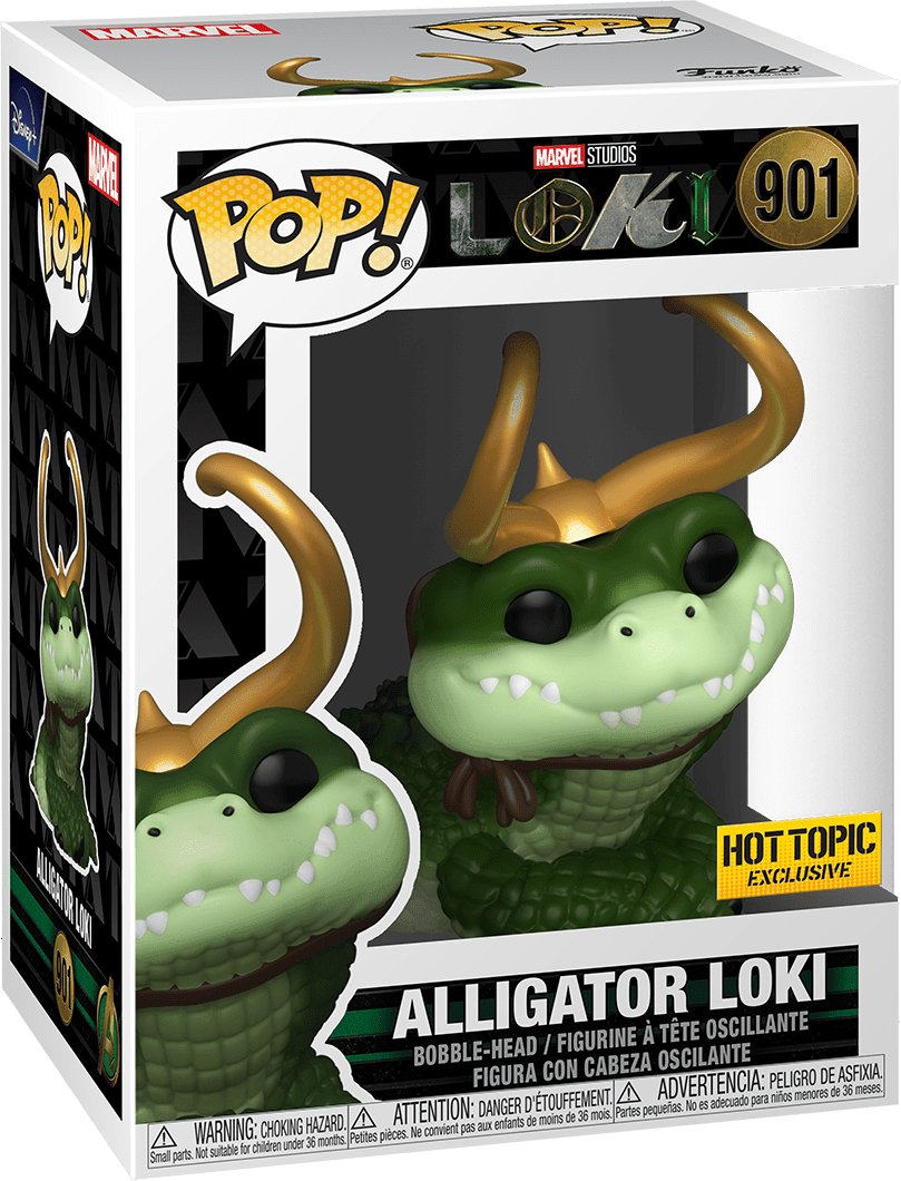 Pop! Marvel - Loki - Alligator Loki - #901 - Hot Topic EXCLUSIVE Funko 889698559317