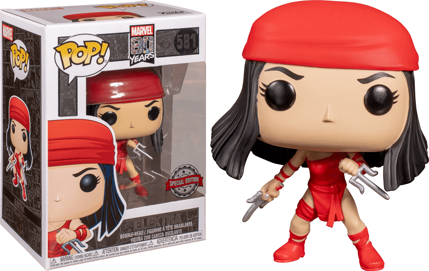 Pop! Marvel - Marvel 80 Years - Elektra - #581 Funko 889698448123