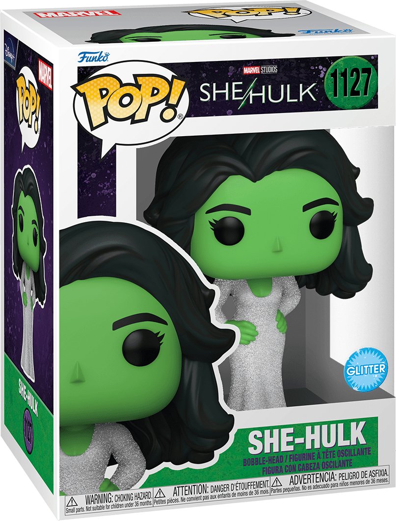 Pop! Marvel - She - Hulk - #1127 - GLITTER Funko 889698641975