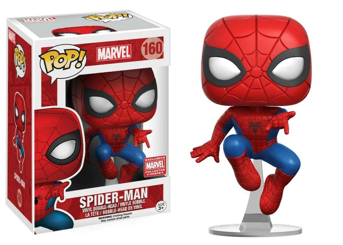 Pop! Marvel - Spider - Man - #160 - Marvel Collection Corps EXCLUSIVE Funko 889698162180