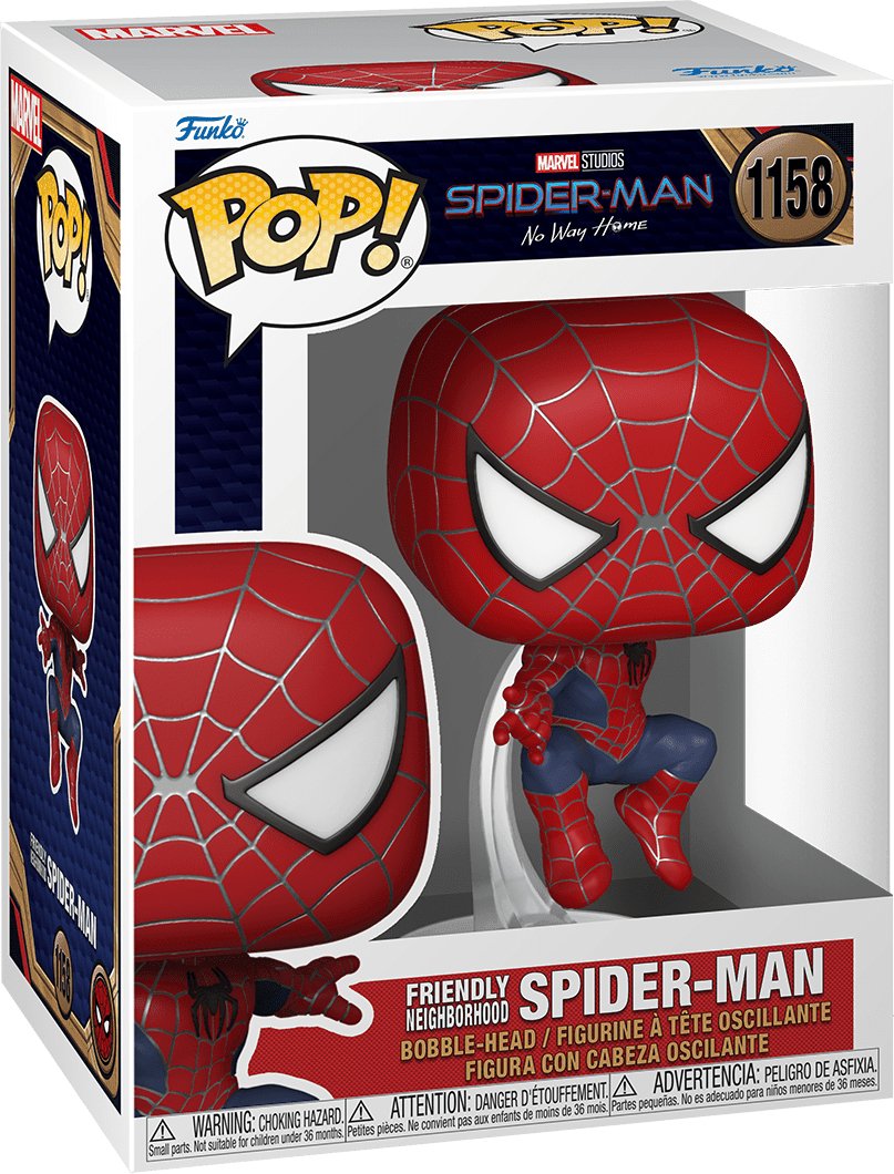 Pop! Marvel - Spider - Man No Way Home - Friendly Neighborhood Spider - Man - #1158 Funko 889698676076