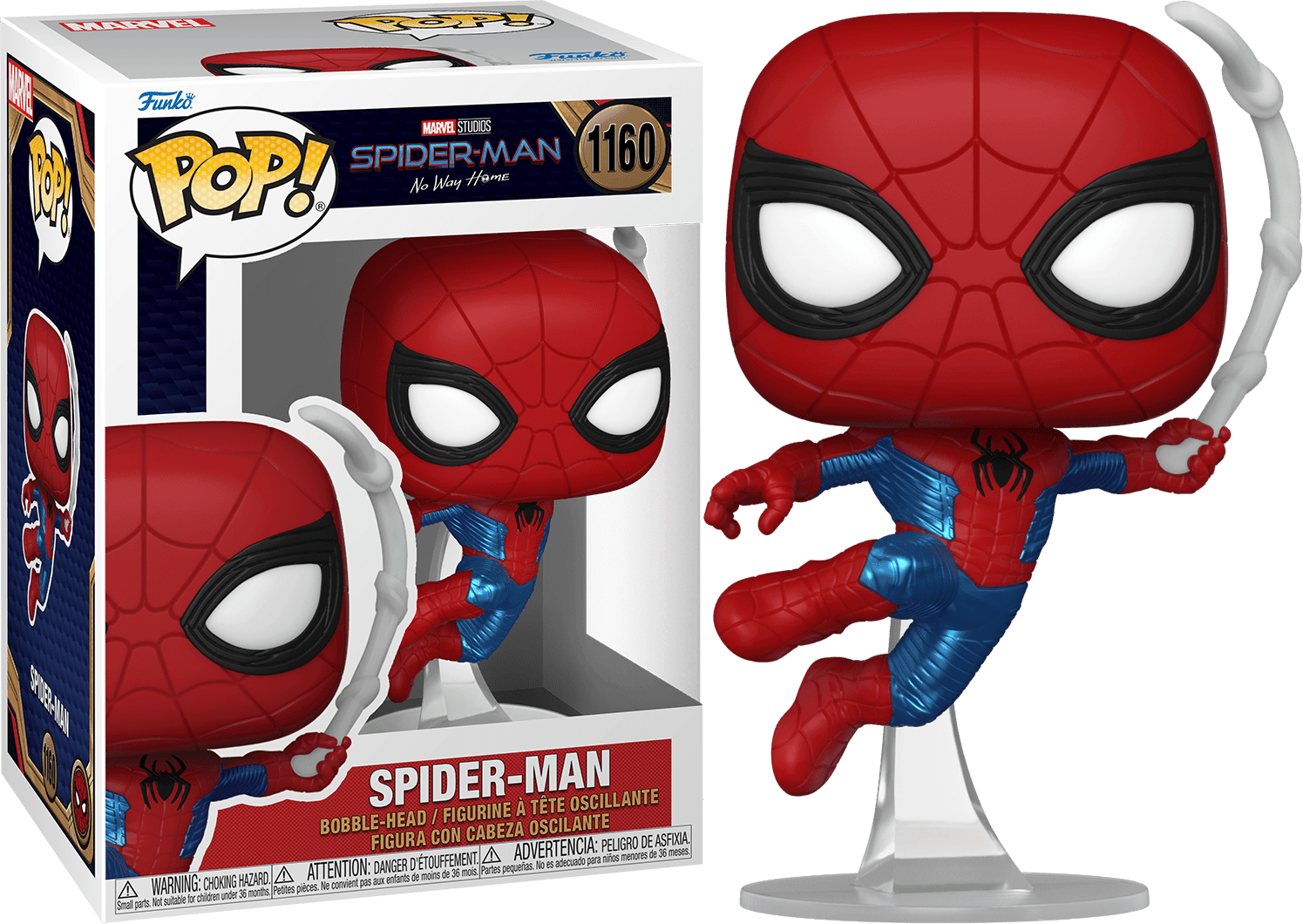 Pop! Marvel - Spider - Man No Way Home - Spider - Man - #1160 Funko 889698676106