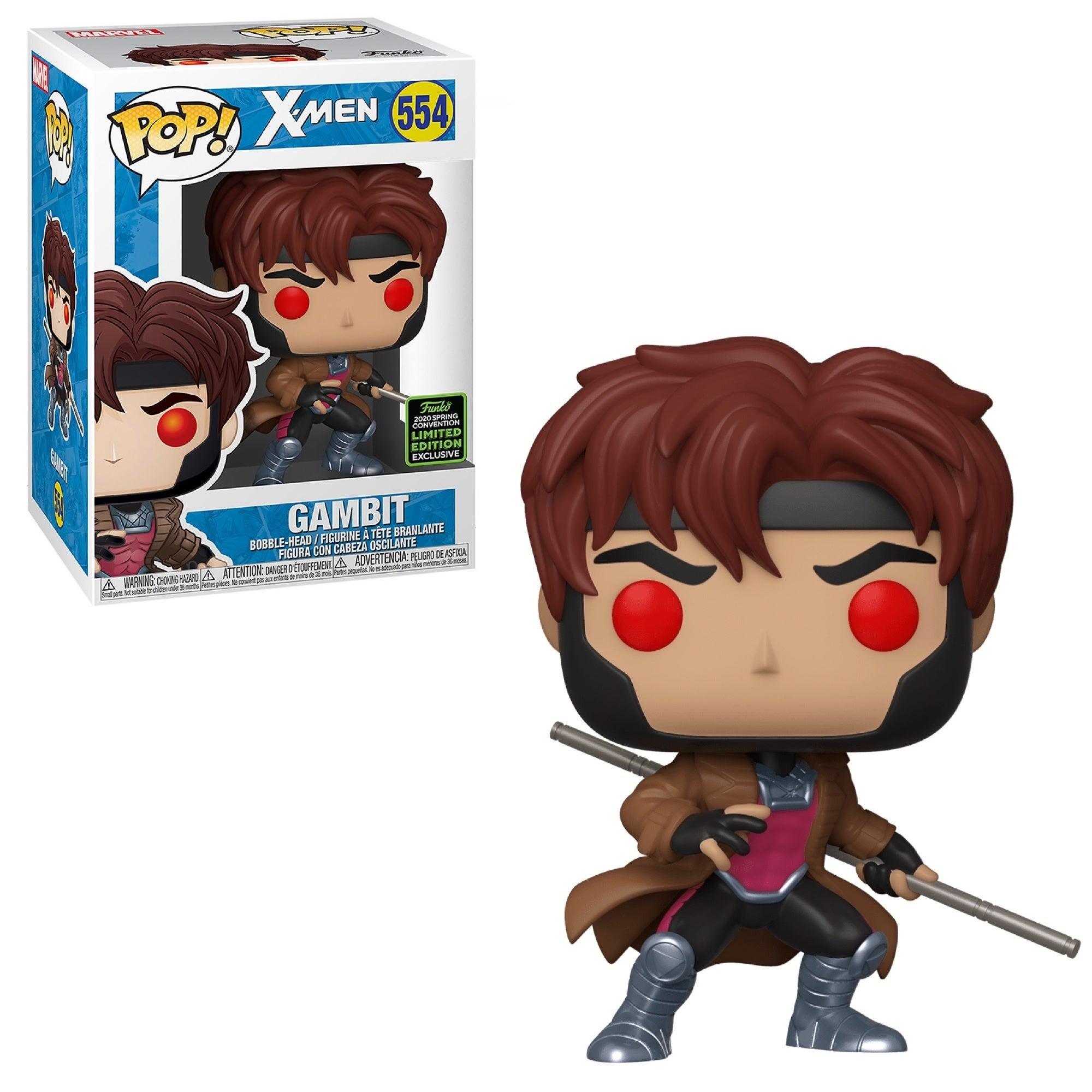 Pop! Marvel - X - Men - Gambit - #554 - 2020 Spring Convention LIMITED Edition EXCLUSIVE Funko 889698459143