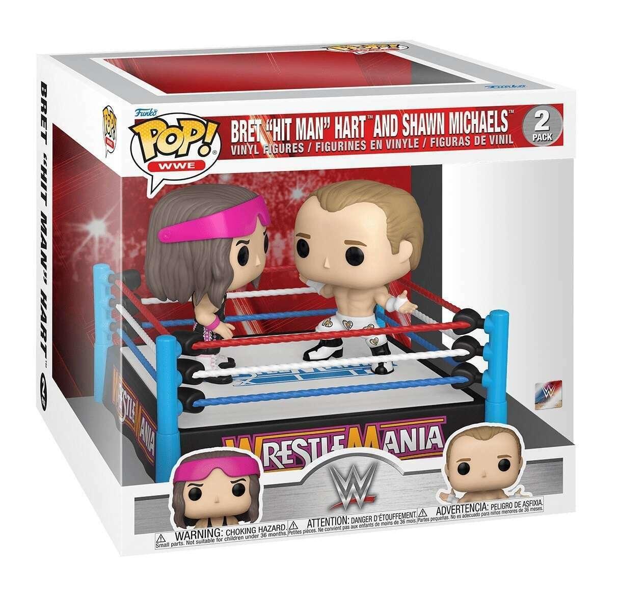 Pop! Moment - WWE - Bret "Hit Man" Hart And Shawn Michaels (2 - Pack) Funko 889698677530