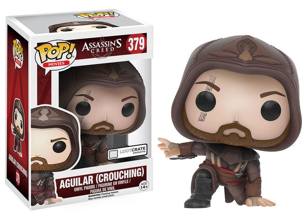 Pop! Movies - Assassin's Creed - Aguilar (Crouching) - #379 - Loot Crate EXCLUSIVE Funko 889698122955